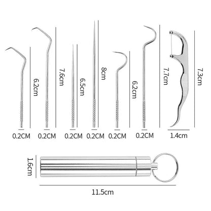 Toothpick Set Made Of Stainless Steel