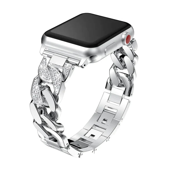 Diamond Bracelet Stainless Steel For Apple Watch