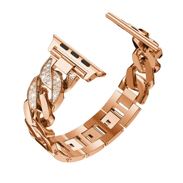 Diamond Bracelet Stainless Steel For Apple Watch