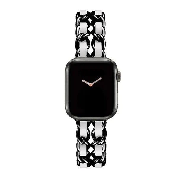 Metal Cowboy Leather Strap For Apple Watch