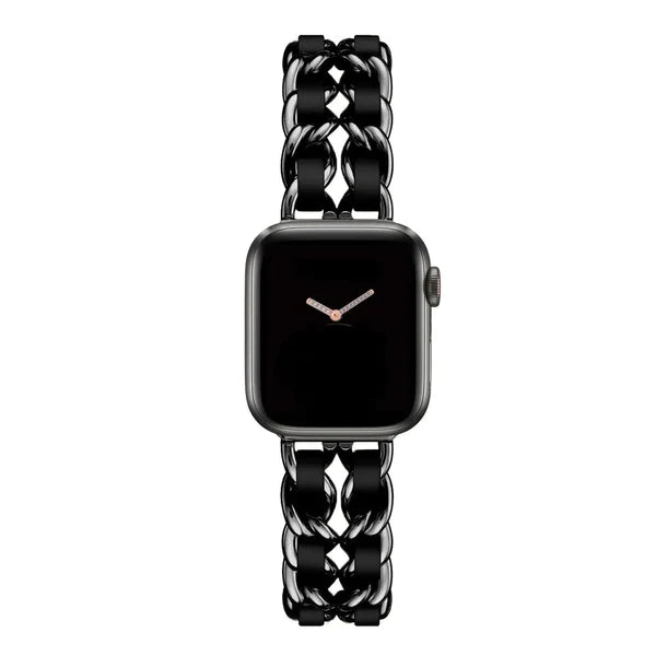 Metal Cowboy Leather Strap For Apple Watch