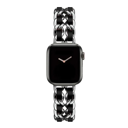 Metal Cowboy Leather Strap For Apple Watch