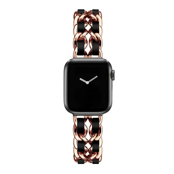 Metal Cowboy Leather Strap For Apple Watch