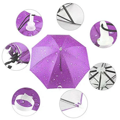 Outdoor Double Layer Umbrella Hat