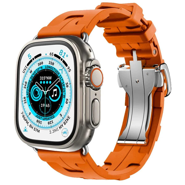 Designer Fashion Rubber Band For Apple Watch