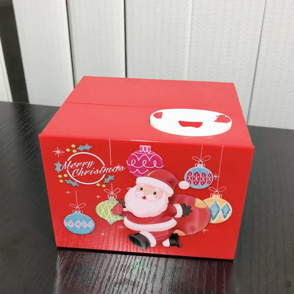 Santa Saving Money Box