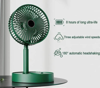 Desktop USB foldable silent electric fan