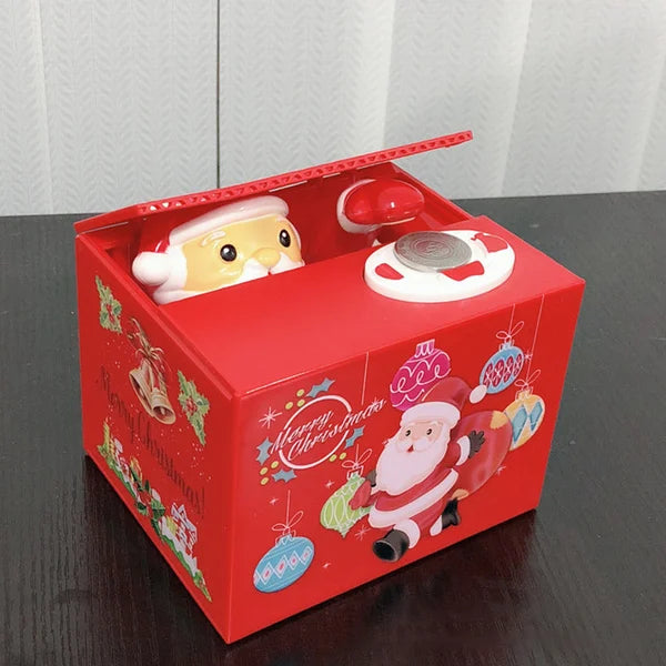 Santa Saving Money Box