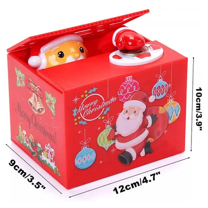 Santa Saving Money Box